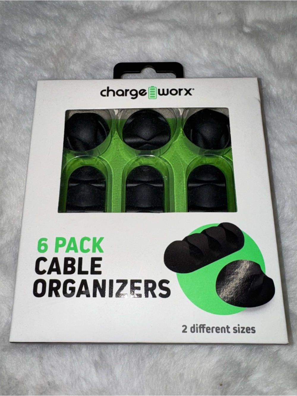 NEW charge worx pack of cable organizers